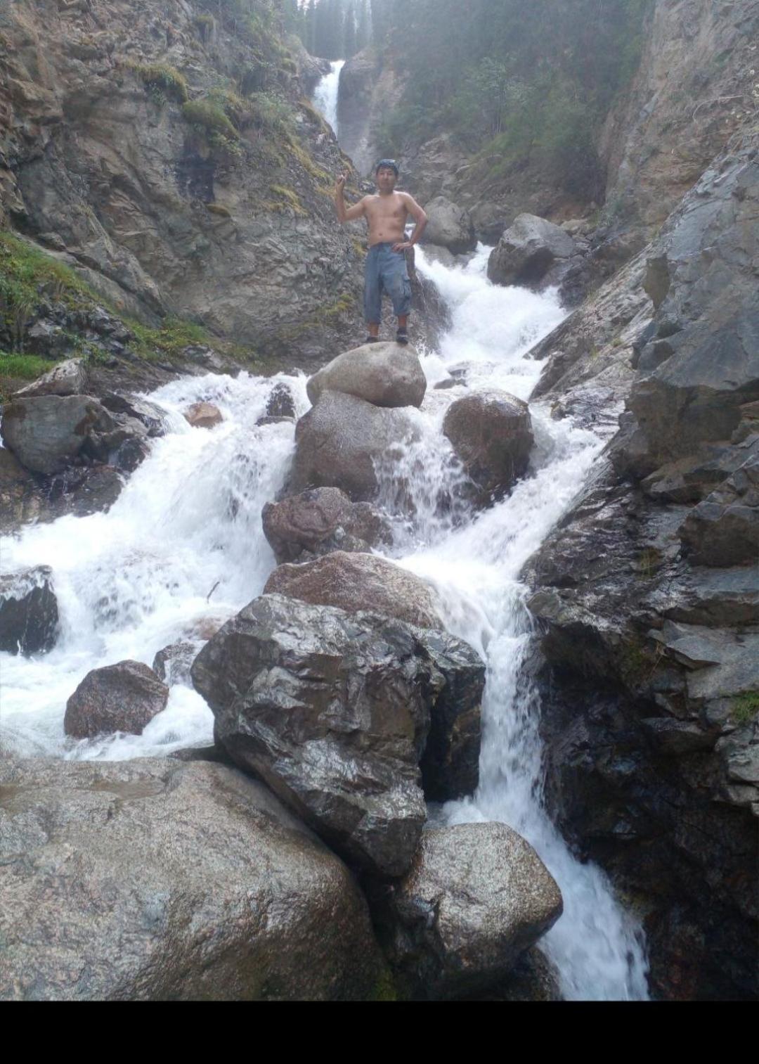 Waterfall In The Yard Karakol Exterior foto